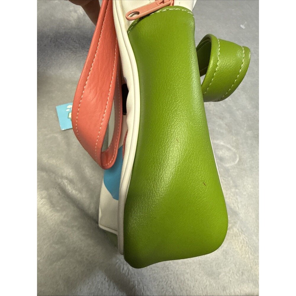 2004 Paul Frank Flamingo  Baguette Hand Bag Double Handle Rare Y2K Retro NWT - Picture 4 of 5